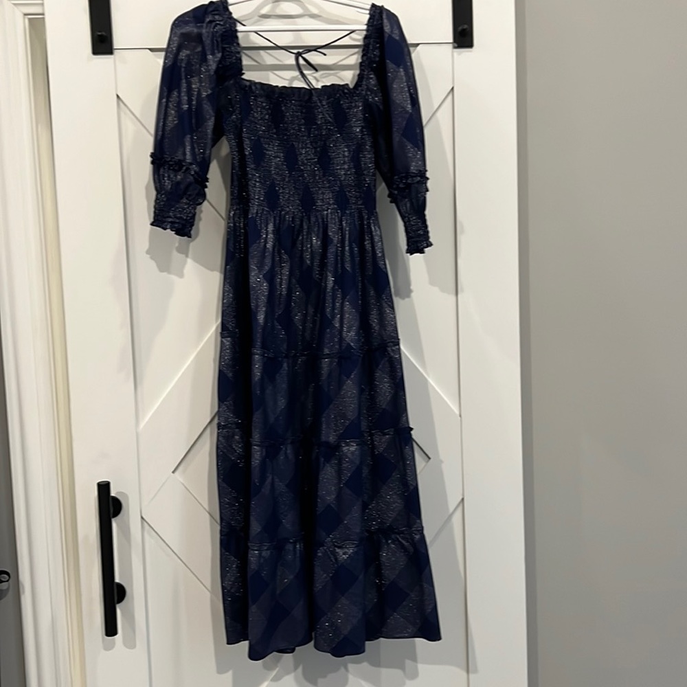 Hill House Navy Blue Maxi Dress